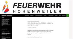 Desktop Screenshot of feuerwehr-hohenweiler.at